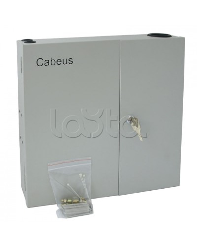 Бокс оптический настенный 19 на 16 SC/2xLC портов Cabeus FO-WL-16SC-K в Ростове-на-Дону Кросс оптический Pintop.ru