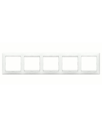 Рамка 5 постов горизонтальный монтаж белый Valena Legrand 774455 в Ростове-на-Дону Аксессуары для кабель-канала Pintop.ru