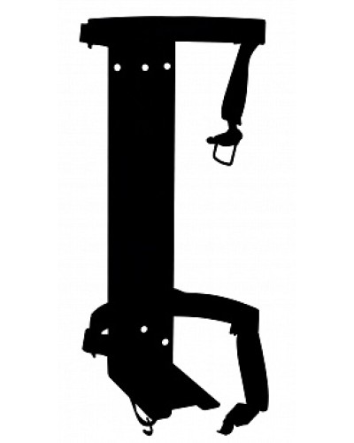 Кронштейн ПОЖТЕХНИКА КТР-10/12 на 2 ремнях (d180-185) для ОП/ОВП-10, ОП-12 в Ростове-на-Дону Аксессуары для огнетушителей Pintop.ru