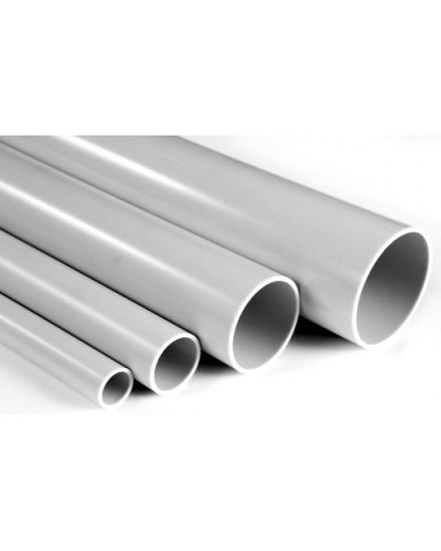 Труба гладкая ПВХ жесткая сверхтяжелая диам 50, цвет серый (3м) Экопласт 32050 в Ростове-на-Дону Гладкая труба Pintop.ru
