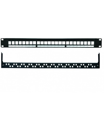 Патч-панель 19”, 1U, 24 порта UTP Eurolan (27B-00-24BL) в Ростове-на-Дону Патч панель Pintop.ru