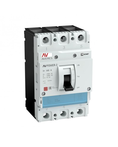 Автоматический выключатель AV POWER-1/3 25А 80kA TR EKF AVERES (mccb-13-25H-TR-av) в Ростове-на-Дону Электротехническое оборудование Pintop.ru