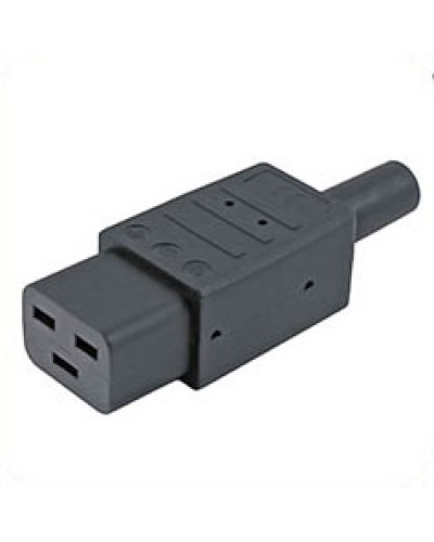 Разъем IEC 60320 C19 220В 16A на кабель Hyperline CON-IEC320C19 в Ростове-на-Дону Коммутационные изделия Pintop.ru