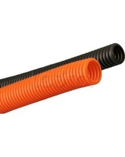 Труба гофрированная ПНД 25 мм лёгкая без протяжки цвет оранжевый DKC 70925 в Ростове-на-Дону Труба гофрированная Pintop.ru