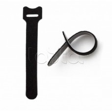 Хомут для кабеля, липучка с мягкой застежкой Hyperline WASN-180-BK-10