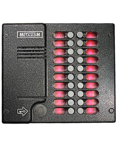 Блок вызова домофона Метаком MK20.2-RFEV в Ростове-на-Дону Вызывные видеопанели малоабонентные Pintop.ru