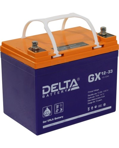 Аккумулятор свинцово-кислотный Delta GX 12-33 в Ростове-на-Дону Электротехническое оборудование Pintop.ru
