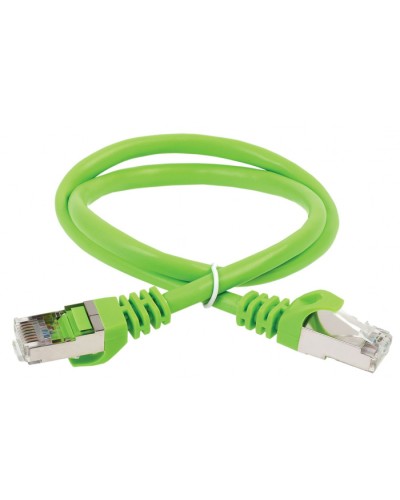 ITK Коммутационный шнур (патч-корд), кат.5Е FTP, 1,5м, зеленый (PC02-C5EF-1M5) в Ростове-на-Дону Патч-корды и пигтейлы Pintop.ru