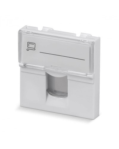 Вставка 45x45 (Mosaic) для 1 модуля формата Keystone Jack (арт.078604) Cabeus (FP-L-45-1M) в Ростове-на-Дону Модули Keystone Pintop.ru