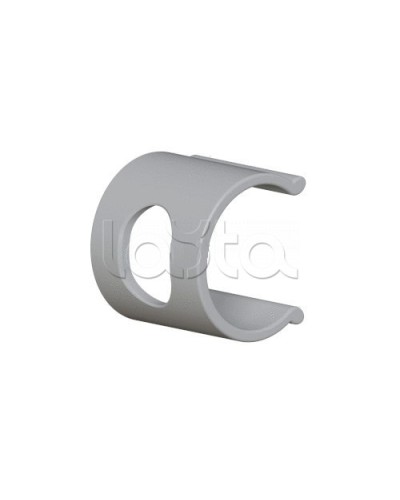 Клипса для крепления наклеек с калиброванными отверстиями D25 (50шт.), цвет серый Экопласт (49626-50GR) в Ростове-на-Дону Держатели, клипсы, скобы Pintop.ru