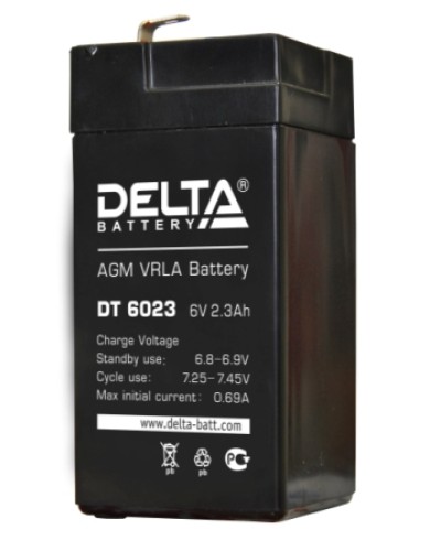 Аккумулятор свинцово-кислотный Delta DT 6023 в Ростове-на-Дону Электротехническое оборудование Pintop.ru