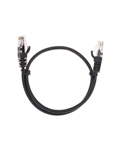 Патч-корд U/UTP, CAT 5e, RJ45-RJ45, 26AWG, LSZH, черный, 0,5м REXANT 02-0102-05 в Ростове-на-Дону Патчкорды (медные) Pintop.ru