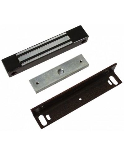 Замок электромагнитный влагозащищенный AccordTec ML-350N с уголком, цвет (коричневый) в Ростове-на-Дону Электромагнитные замки Pintop.ru