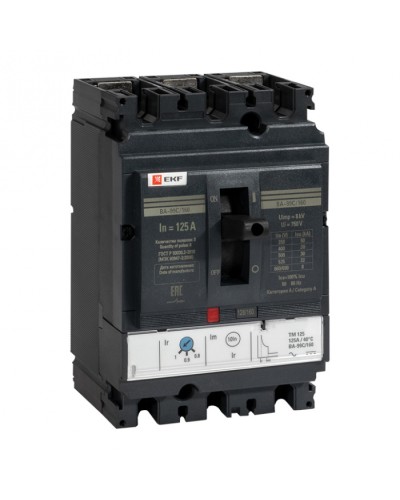 Выключатель автоматический ВА-99C (Compact NS) 160/125А 3P 36кА EKF PROxima (mccb99C-160-125) в Ростове-на-Дону Электротехническое оборудование Pintop.ru