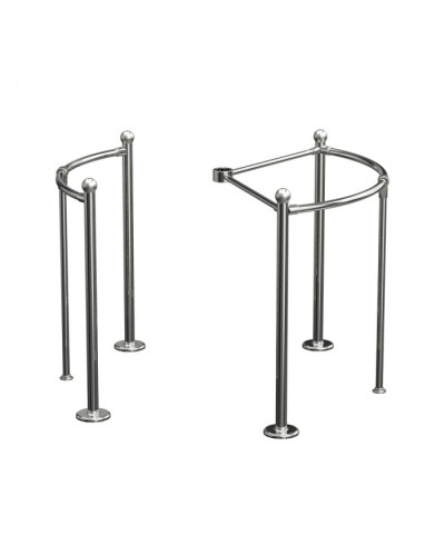 Ограждение Ростов-Дон Ол-р (Хром) ЛЮКС (0091) в Ростове-на-Дону Ограждения Pintop.ru