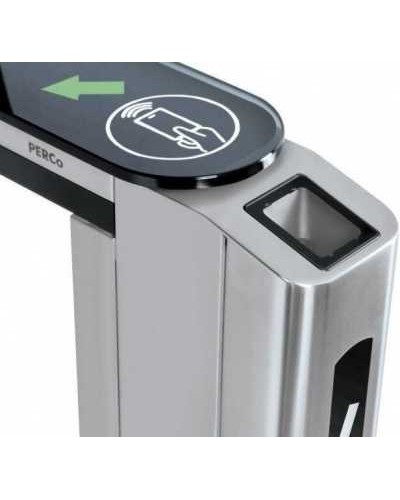 Передняя панель скоростного прохода PERCo-ST-01 со встроенным сканером штрихкода PERCo-FP01Q.1 в Ростове-на-Дону Ограждения Pintop.ru