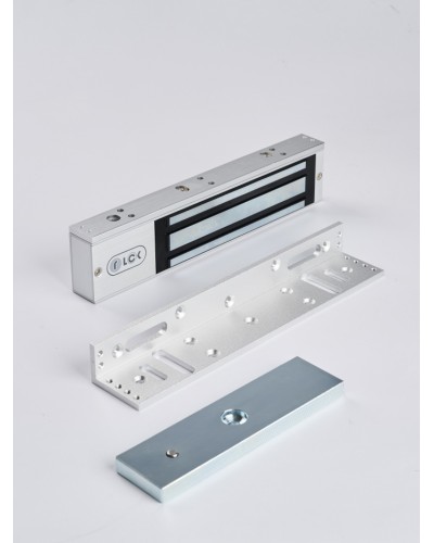 R-Lock RL-EML280-L0S - Электромагнитный замкок, 280кг, DC12/24B, цвет серебристый сатинированный алюминий RAL 7047 в Ростове-на-Дону Электромагнитные замки Pintop.ru