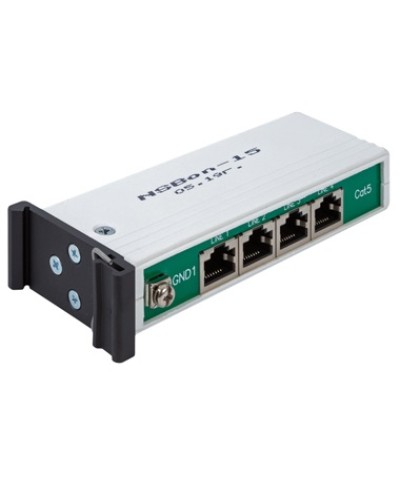 Устройство защиты линий Ethernet 10/100/1000M + PoE, 4 порта. EveryPro 4-Cat5P, патч-корд 4 шт. NSGate NSBon-15 в Ростове-на-Дону Устройства защиты от перенапряжений Pintop.ru