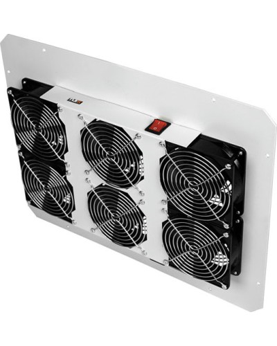 Панель вентиляционная с 6 вентиляторами TLK TLK-FAN6-BK в Ростове-на-Дону Вентиляторные модули Pintop.ru