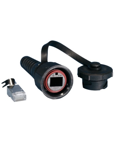 Разъем промышленный RJ-45 Hyperline (PLUG-IE-8P8C-PV-C6-SH) в Ростове-на-Дону Коннекторы Pintop.ru