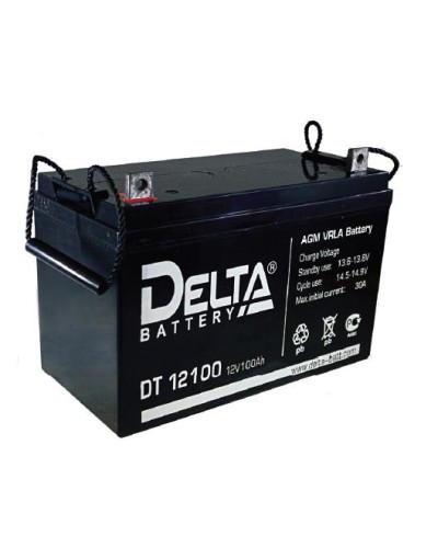 Аккумулятор свинцово-кислотный Delta DT 12100 в Ростове-на-Дону Электротехническое оборудование Pintop.ru