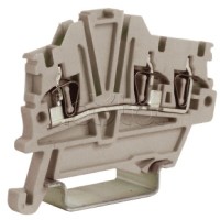 Зажим 1,5 кв.мм серый 1 ввод/2 вывода DKC ZHM410GR