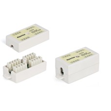 Адаптер проходной (coupler), Dual IDC, категория 5e, 4 пары Hyperline CA-IDC-C5E-WH