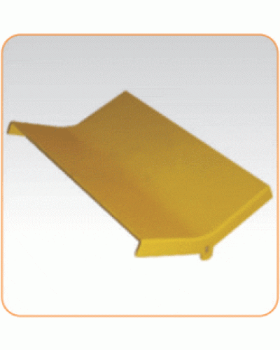 Крышка внутреннего изгиба 45° оптического лотка 240 мм, желтая LANMASTER LAN-OT240-IC45C в Ростове-на-Дону Аксессуары для кабель-канала Pintop.ru