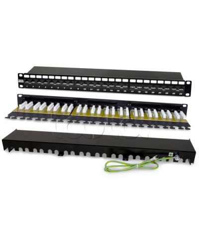 Патч-панель Hyperline PP2-19-24-8P8C-C6A-110D в Ростове-на-Дону Патч панель Pintop.ru
