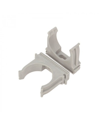 Крепеж-клипса для труб д.16мм, цвет серый Cabeus (CF16-GY) в Ростове-на-Дону Держатели, клипсы, скобы Pintop.ru