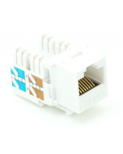 Модуль-вставка типа Keystone, Кат.5e (Класс D), 100МГц, RJ45/8P8C, 110/KRONE, T568A/B, неэкранированный, белый, уп-ка 10шт. NETLAN EC-UKJ-UD2-WT-10 в Ростове-на-Дону Коннекторы Pintop.ru