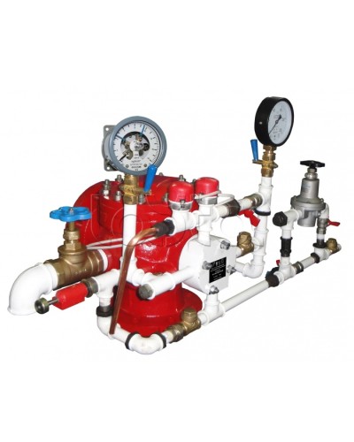 Узел управления спринклерный воздушный в комплекте с акселератором Спецавтоматика УУ-С100/1,6В3-ВФ.О4-01 в Ростове-на-Дону Устройства пуска водяного пожаротушения Pintop.ru