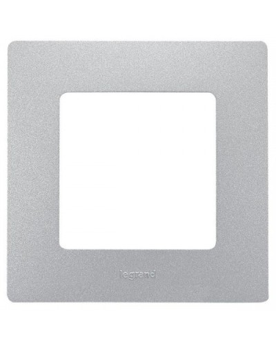 Рамка 1 пост Etika алюминий Legrand 672551 в Ростове-на-Дону Аксессуары для кабель-канала Pintop.ru
