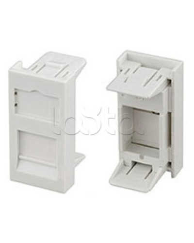 Вставка для 1 модуля формата Keystone Jack Hyperline SIP2-1K-M45-22.5 в Ростове-на-Дону Модули Keystone Pintop.ru