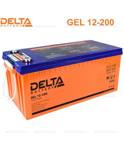 Аккумулятор свинцово-кислотный Delta GEL 12-200 в Ростове-на-Дону Электротехническое оборудование Pintop.ru