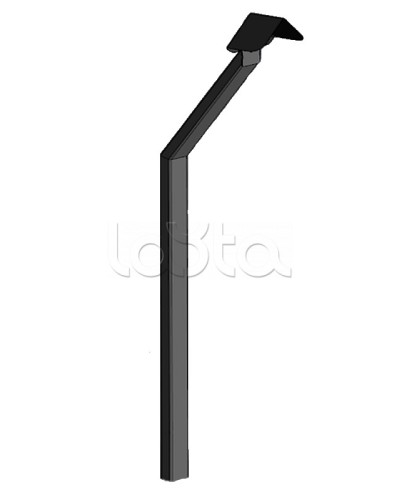 Стойка кнопки выхода Аякс наклонная исп.02 (в землю), черная Магнито-контакт в Ростове-на-Дону Дополнительное оборудование для ОПС Pintop.ru