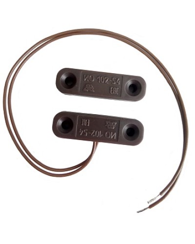 Извещатель охранный точечный магнитоконтактный Магнито-контакт ИО 102-54 (корпус ABS пластик) (Коричневый) в Ростове-на-Дону Извещатели охранные Pintop.ru