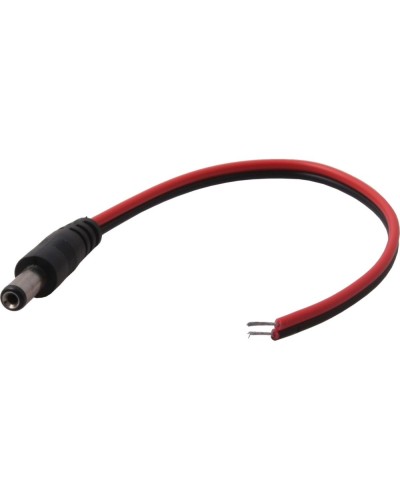 Разъем питания DC штекер 2,5х5,5мм с проводом 20 см REXANT 14-0324 в Ростове-на-Дону Коннекторы и разъемы Pintop.ru