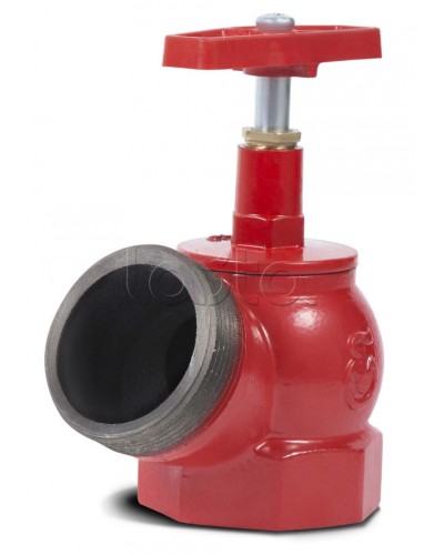 Угловой клапан пожарного крана ПОЖТЕХНИКА Клапан чугунный угловой пожарный ПК50 (вн/нар) в Ростове-на-Дону Обратные клапаны Pintop.ru