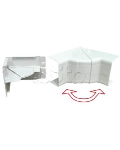 Угол внутренний изменяемый 100x40 с задней стенкой и разделителем для кабель-канала серии ARC-LAN, огнестойкость E15-E110 Экопласт 576114-E110 в Ростове-на-Дону Аксессуары для кабель-канала Pintop.ru