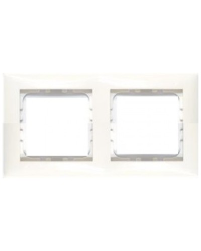 Рамка 2-постовая LK60 Экопласт (белый) (864204) в Ростове-на-Дону Аксессуары для лотков Pintop.ru