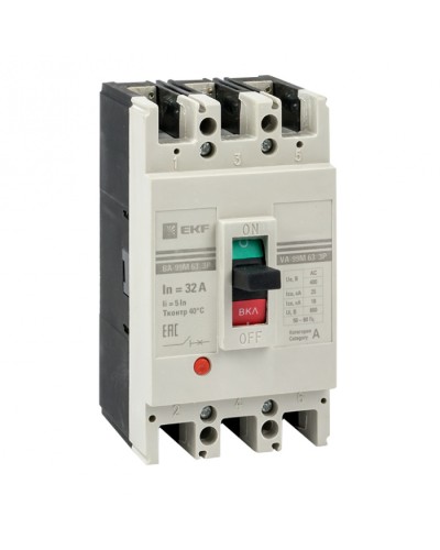 Выключатель автоматический ВА-99М 63/16А 4P 5In 25кА EKF PROxima (mccb99-4P5In63-16m) в Ростове-на-Дону Электротехническое оборудование Pintop.ru