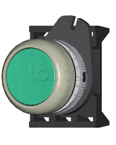 Кнопка плоская прозрачная с фиксацией, зеленая DKC ABDLM2 в Ростове-на-Дону Аксессуары для стоек и шкафов Pintop.ru