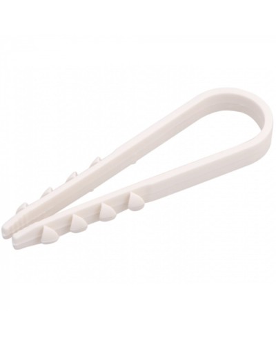 Дюбель-хомут 5-10, белый (100шт/уп) REXANT 07-4501 в Ростове-на-Дону Стяжки-хомуты Pintop.ru