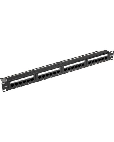 Панель коммутационная с кабельным органайзером 19, 1U, 24 порта, UTP, RJ-45, CAT 5e REXANT PRO (02-0031) в Ростове-на-Дону Аксессуары для стоек и шкафов Pintop.ru