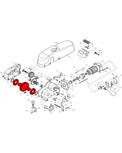 Корпус шлагбаума G4001 Came 119RIG069 в Ростове-на-Дону Запчасти для шлагбаумов и автоматики Pintop.ru