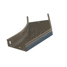 Угол 45° горизонтальный плавный Hyperline RST-AHS45-500-80-0,8-R100-SZ