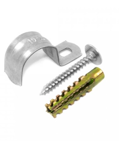 Комплекты для крепления ОКЛ с использованием самореза, дюбеля и скобы СМО 16-17 (100 шт) Промрукав (PR08.4995) в Ростове-на-Дону Держатели, клипсы, скобы Pintop.ru