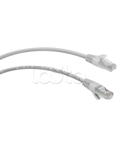 Патч-корд FTP, категория 5e, 2 м, экранированный, серый Cabeus PC-FTP-RJ45-Cat.5e-2m в Ростове-на-Дону Патчкорды (медные) Pintop.ru