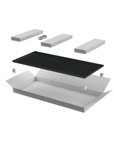 ITK LINEA E Дверь металлическая 600мм шкафа 42U чер. (LE05-42U6X-DM) в Ростове-на-Дону Аксессуары для стоек и шкафов Pintop.ru